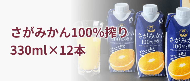 さがみかん100％搾り 330ml×12本